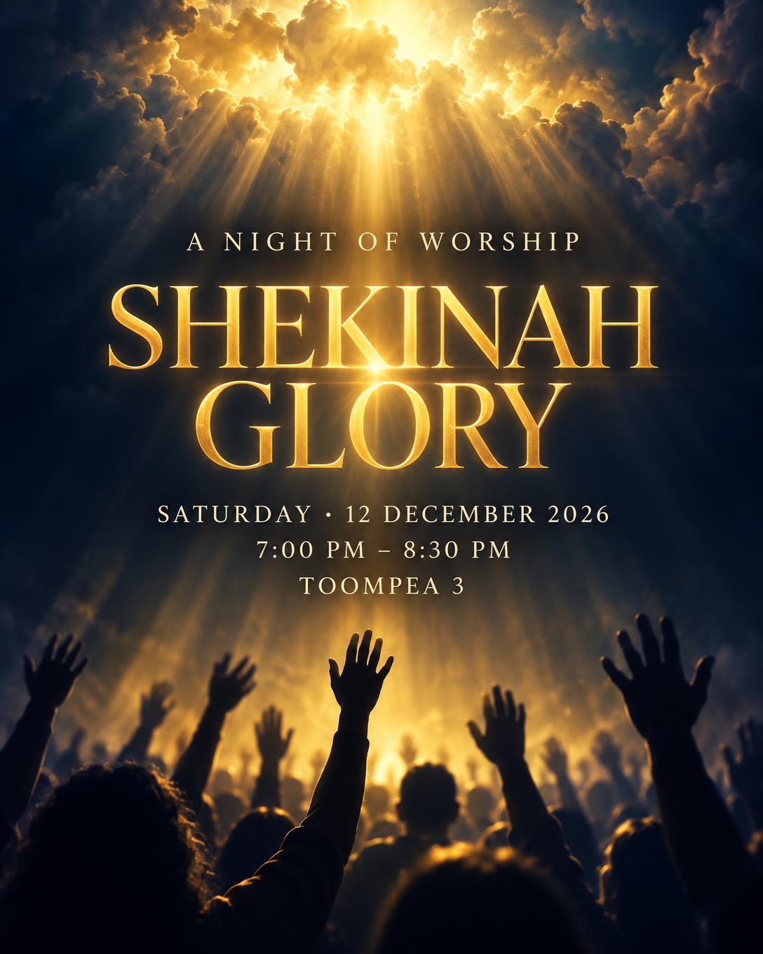 Shekinah Glory flyer — Feed post